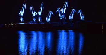 造船廠的璀璨光影 創造海濱吸睛新焦點