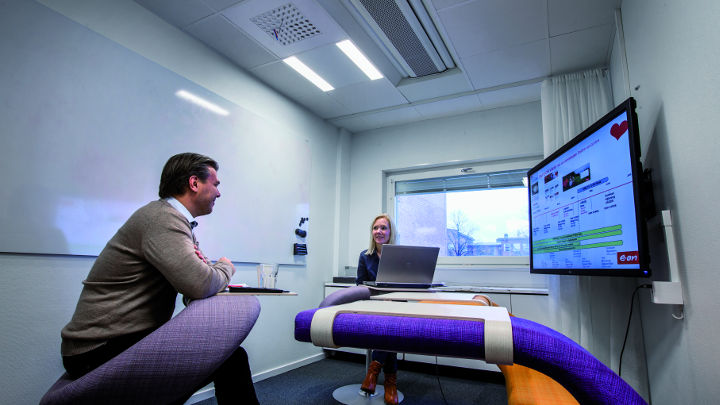 瑞典馬爾默的 E.ON 公司使用飛利浦辦公室照明解決方案來點亮會議室