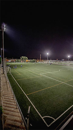 西班牙里瓦斯市的運動場使用飛利浦照明